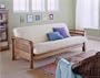 Abbey I Nutmeg Finish Wood Futon Frame