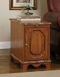 Nostalgic Oak Magazine Cabinet Table