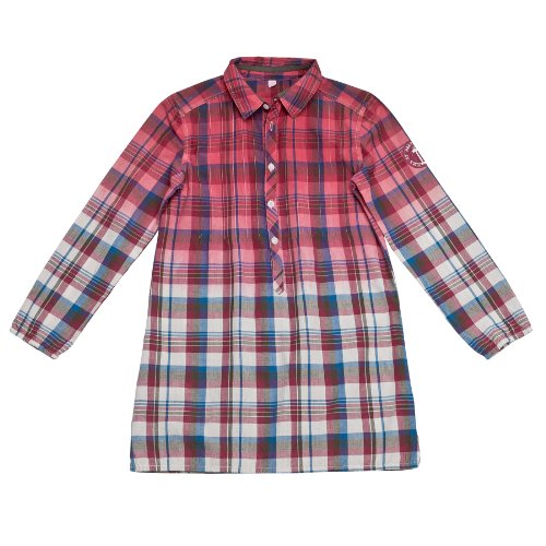 Sons & Daughters M&auml;dchen Bluse, kariert 1174133, Gr. 128, Mehrfarbig (sangria) Preisvergleich