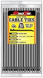 Pro Tie B15SDSM100 15-Inch Screw Mount Standard Duty Cable Tie, UV Black Nylon, 100-Pack