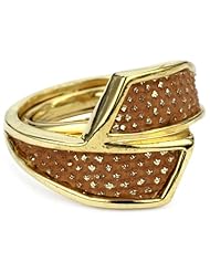 KARA by Kara Ross "Classic" Wrap Adjustable Ring, Chestnut Karung