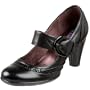 indigo by Clarks Women's Nicole Jean Mary Jane Pump,Black Leather,9 M US