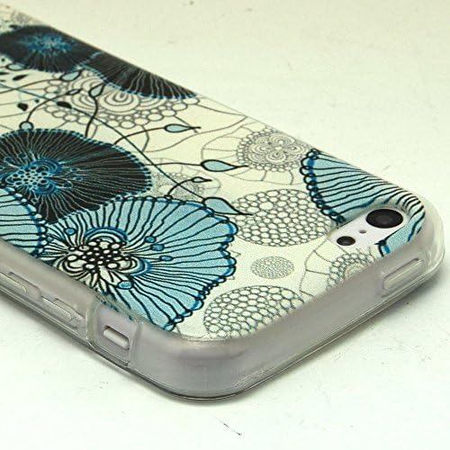 KaiXuan LingYun? Flexible TPU Rubber High Impact Creative fashion for Girls Soft Case Slim Fit Cover Cute Patterned Abstract Back Cover Skin for iphone 5C Case iphone 5c cover