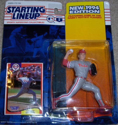 MLB Action Figure: Tommy Greene 1994 MLB Starting Lineup-MLB Action Figure-Major League Baseball Action Figure-Major League Baseball Figures-Major League Baseball-Baseball Figures-MLB Major League Baseball