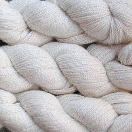 Living Dreams Anne Lace Yarn, Baby Alpaca Silk Blend, Art By Eve, 1 Ounce, 185 yards, Natural