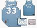 Larry Bird Indiana State Sycamores NCAA Autographed Authentic Style Away Blue Basketball Jersey