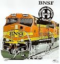 BNSF Heritage II Pocket Tee Railroad Train