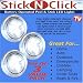 Ontel SCN-MC12 Stick 'N' Click Set of 3 Peel and Stick LED Lights