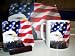 American Flag / Bald Eagle Set - Mug, Mouse Mat and Coaster