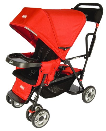 Joovy Caboose Ultralight Stand On Tandem Stroller, Red