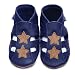 Inch Blue - 1482 S - Chaussures Bébé Souples - Star - Sandales - Bleu Marine - T 17-18 cm