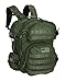 Men's Large OD Green Expandable Tactical Molle Hydration-Ready Backpack Daypack Bag