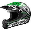 Cyber Graphic UX-22 MX Motorcycle Helmet - Green/Black