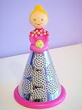 Cheese or Nutmeg Grater-Little Pink Doll- Pylones Paris