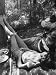 Couple Enjoying Leisurely Chat at Picnic Photographic Poster Print by Lisa Larsen, 12...