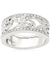 Kobelli 1/4 cttw Round Diamond 14k White Gold Fashion Band