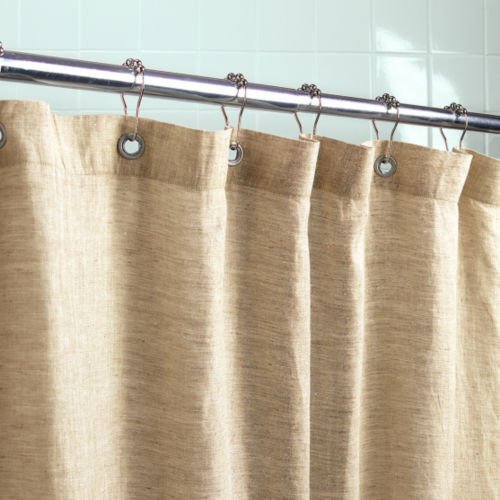 Eco-Friendly Linen Shower Curtain - (72