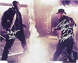 FREDDY KRUEGER & JASON VOORHEES DUAL SIGNED 16X20 PHOTO (ENGLUND/KINZINGER)