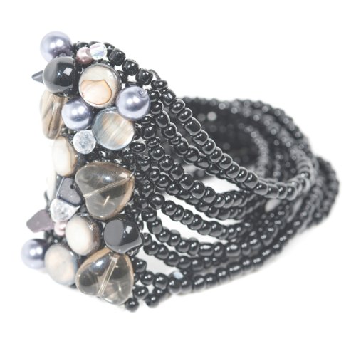 Schmuck-art Damen-Armband Gattinara Schwarz 27557 Preisvergleich