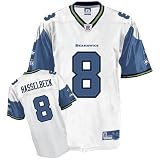 Reebok Seattle Seahawks Matt Hasselbeck Premier White Jersey-Size: Medium