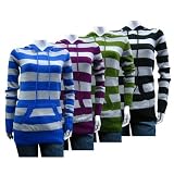Women'sRedPaintHoodedLongKnitSweater