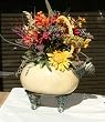 Pig Decorative Ceramic and Metal Planter