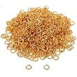 1000 Gold Plated Jump Rings Chains Connectors 19 Gauge 6mm