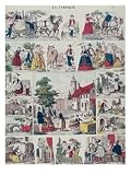 Scenes of Country Life in France During the Second Empire Art Giclee Poster Print by French School, 12x16