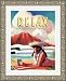 Relax in Enchanted Hawaii Framed Art Print by Wade Koniakowsky,26.5 in. x 32.4 in. Framed