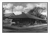 Historic Print (S): [Railroad station - Pleasantville, N.Y.]