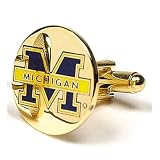 Michigan Wolverines Team Logo Cufflinks