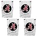 Alabama Crimson Tide NCAA 4pc Shot Glass Set by Great American Products