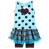 Little Lass Baby-girls Infant 3 Piece Tutu Heart Set, Assorted, 12 Months