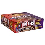 MuscleTech Nitro-Tech High-Protein Supplement Bar, S'mores Sensation, 3.1 Ounce Bars (Pack of 12)