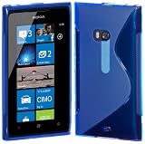 Cimo S-Line Back Flexible TPU Case for Nokia Lumia 900 (AT&T) - Blue