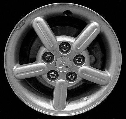 00 02 MITSUBISHI ECLIPSE ALLOY WHEEL RIM 15 INCH Diameter 15 Width 6 MACHINED FINISH 1 Piece Only Remanufactured (2000 00 2001 01 2002 02) ALY65770U10