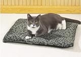 Slumber Pet Thermal Cat Mat (Grey w/Black Designs) 22" x 18 1/2"