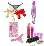 Fantasy Lingerie Wireless Vibrating Panties and Rabbit Pearl Vibrator Sex Toy Collection