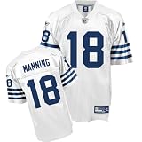 Peyton Manning Jersey: Reebok 2010 Alternate #18 Indianapolis Colts Replica Jersey - Medium