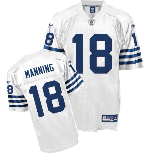 Peyton Manning Jersey: Reebok 2010 Alternate #18 Indianapolis Colts Replica Jersey - XX-Large