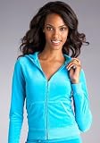 Juicy Couture Long Sleeve Velour Zip Hoodie Loungewear