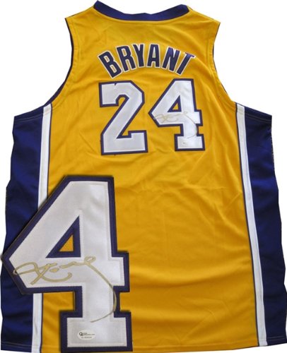 Kobe Bryant Autographed/Signed Authentic NBA Finals Jersey (OAI)