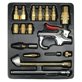 Ampro A1460 18 Piece Air Tool Accessory Kit Milton Type by AmPro