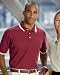 Chestnut Hill Men's Tipped Performance Plus Durable Pique Polo Shirt. CH113