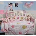 Boutique Little Lady Crib Nursery Bedding Set 10 pcs
