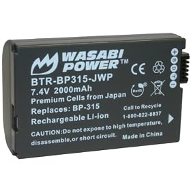 Wasabi Power Battery for Canon BP-315