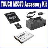 Kodak EASYSHARE Touch M5370 Digital Camera Accessory Kit includes: SDKLIC7006 Battery, SDM-182 Charger, M45547 Memory Card