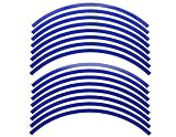 Yamaha YZF R6 YZFR6 Custom Wheel Blue Stripes Stickers