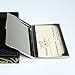 Mother of Pearl Black Business Credit Id Name Card Case Holder Metal Stainless Steel Engraved Slim Purse Pocket Cash Money Wallet with Arabesque Design