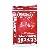 12 Kenmore Sears Allergy Vacuum Bag, Canister Vacuum Cleaners, 5023-5033 Bag Changed to Kenmore Type E for Manufacture Model # 609196, 116.25950